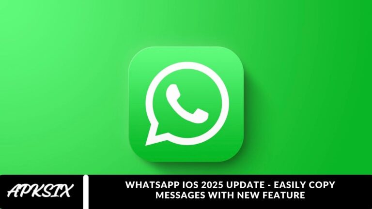 WhatsApp iOS 2025 Update - Easily Copy Messages with New Feature