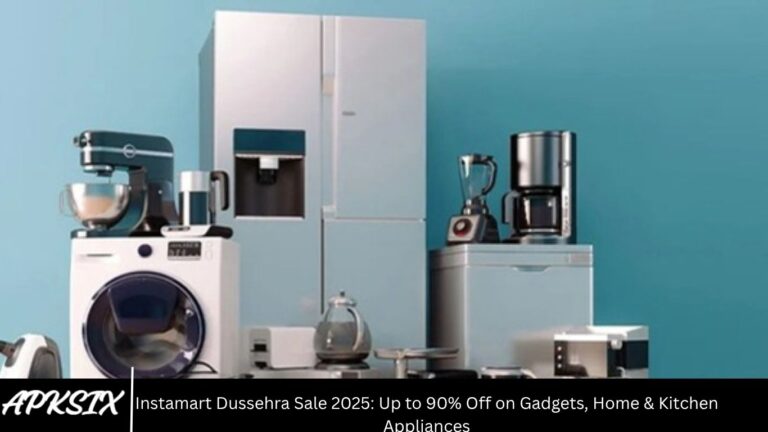 Instamart Dussehra Sale 2025: Up to 90% Off on Gadgets, Home & Kitchen Appliances