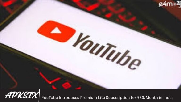 YouTube Introduces Premium Lite Subscription for ₹89/Month in India